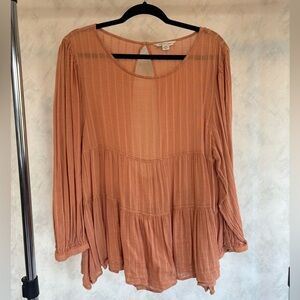 American Eagle Outfitters Tiered Blouse